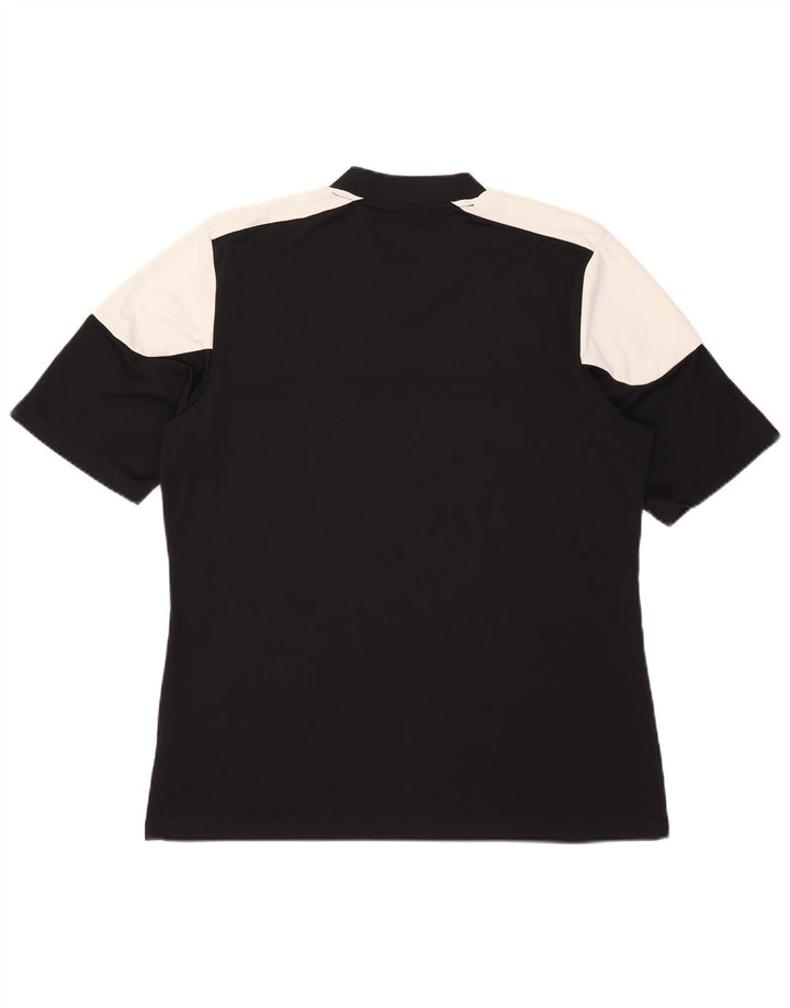 Adidas Ανδρικό T-Shirt Climalite Top Large Black Colourblock Πολυεστέρας