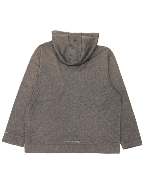 Under Armour Mens Graphic Hoodie Jumper XL Grey
