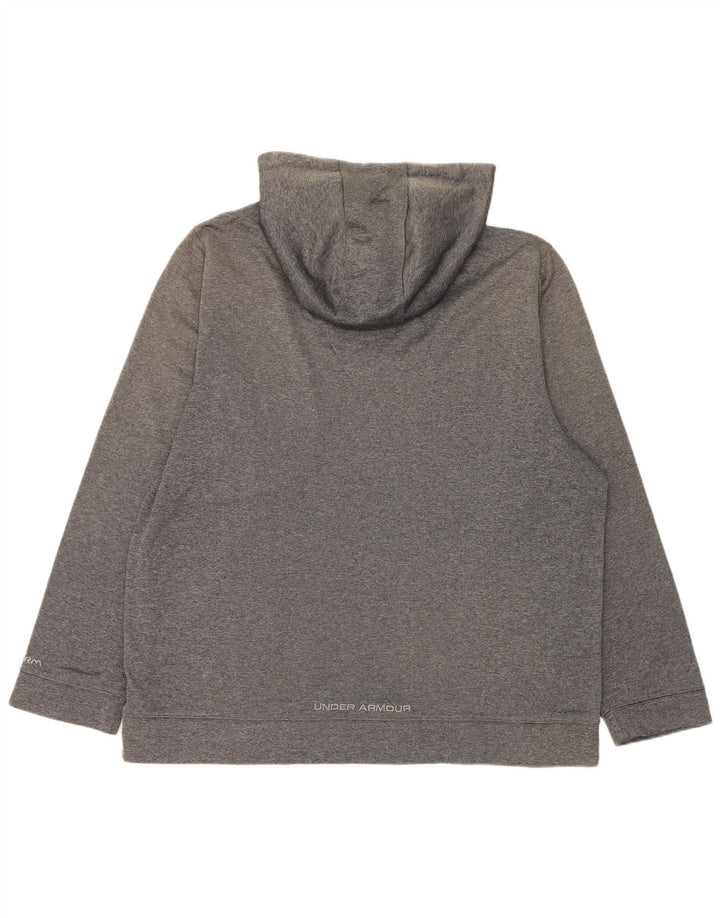 Under Armour Mens Graphic Hoodie Jumper XL Grey