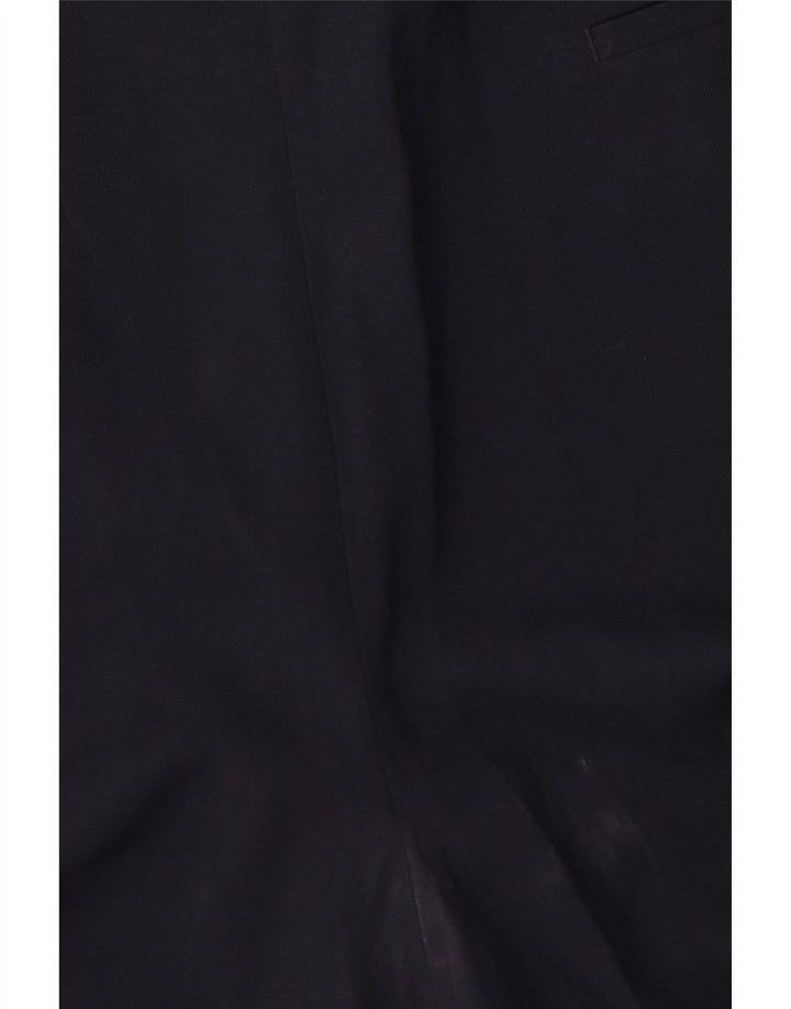 Marks & Spencer Ανδρικό κανονικό παντελόνι Chino W42 L30 Navy Blue Polyester