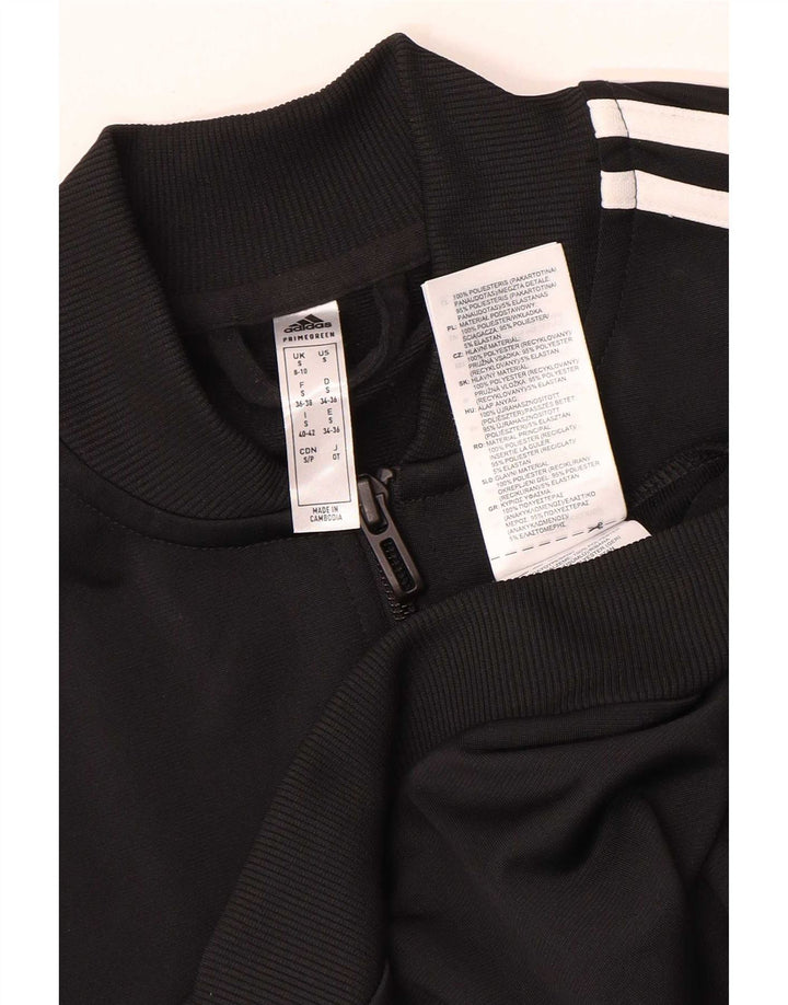 Γυναικεία αθλητική φόρμα Adidas Top Jacket UK 8/10 Small Black Polyester