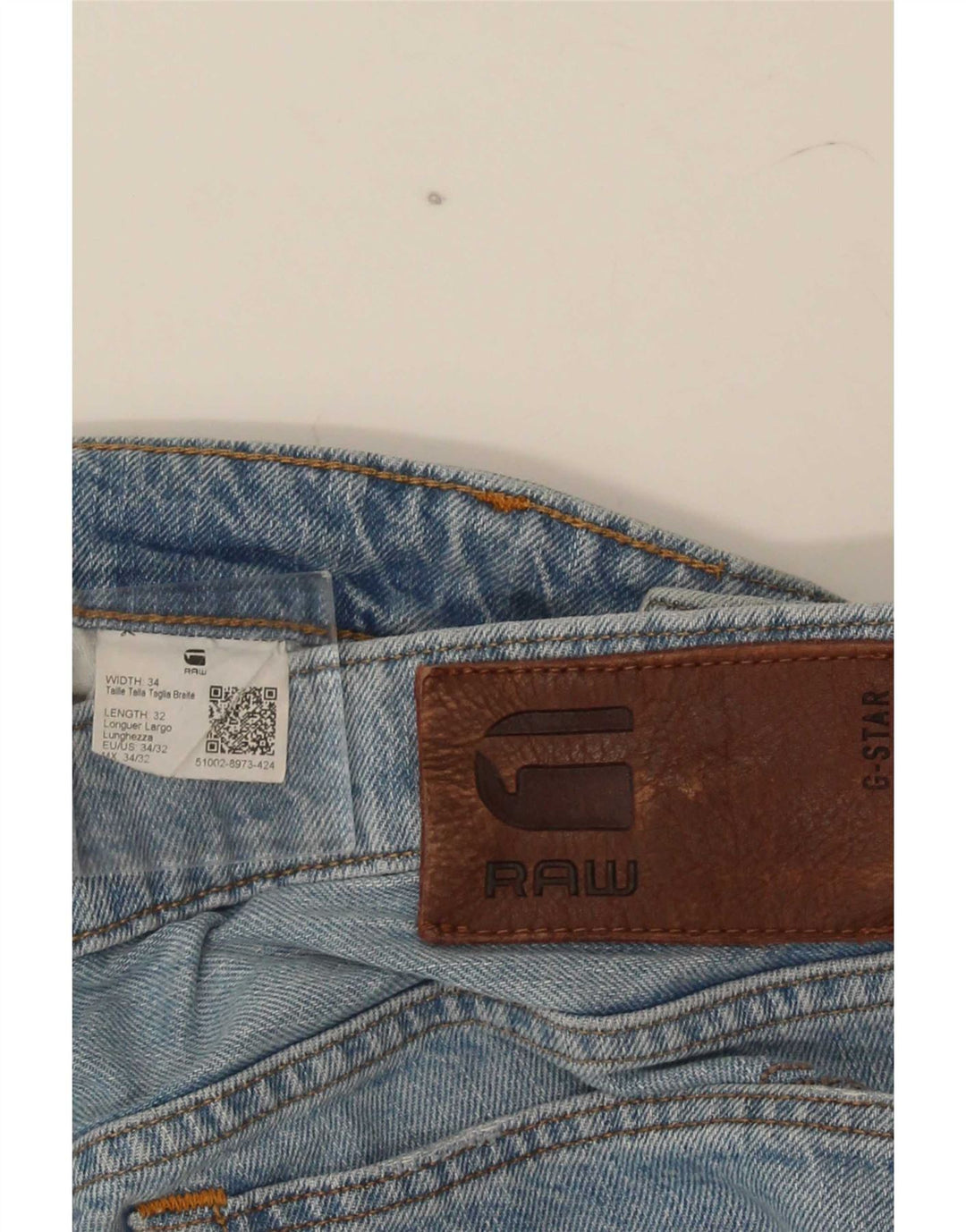 G-Star Ανδρικό 3301 Slim Jeans W34 L32 Μπλε