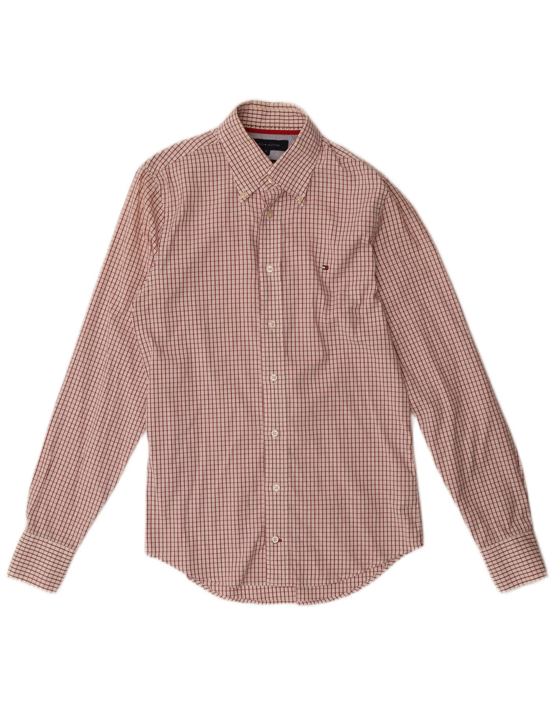 Ανδρικό πουκάμισο Tommy Hilfiger Small Red Check Cotton