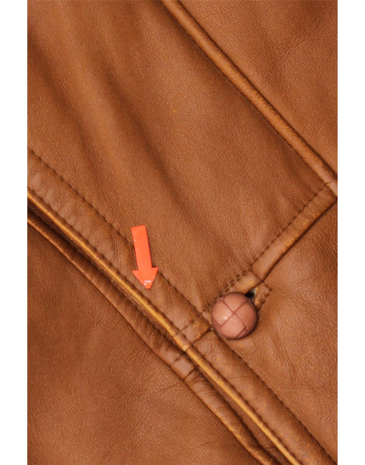 Vintage Γυναικείο Shearling Jacket IT 50 Large Brown Shearling