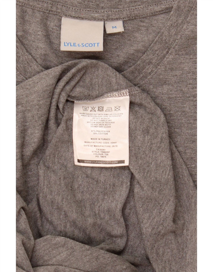 Ανδρικό T-Shirt Lyle & Scott Top Medium Grey Flecked Polyester