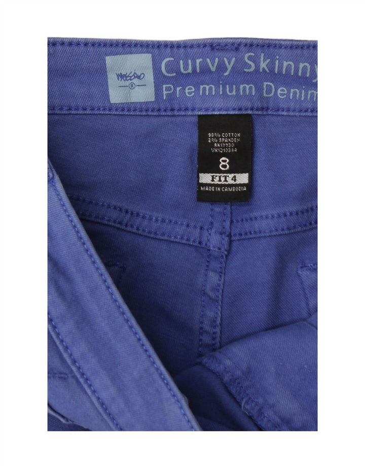 MOSSIMO Womens Curvy Skinny Jeans US 8 Medium W32 L30 Blue Cotton Vintage Mossimo and Second-Hand Mossimo from Messina Hembry 