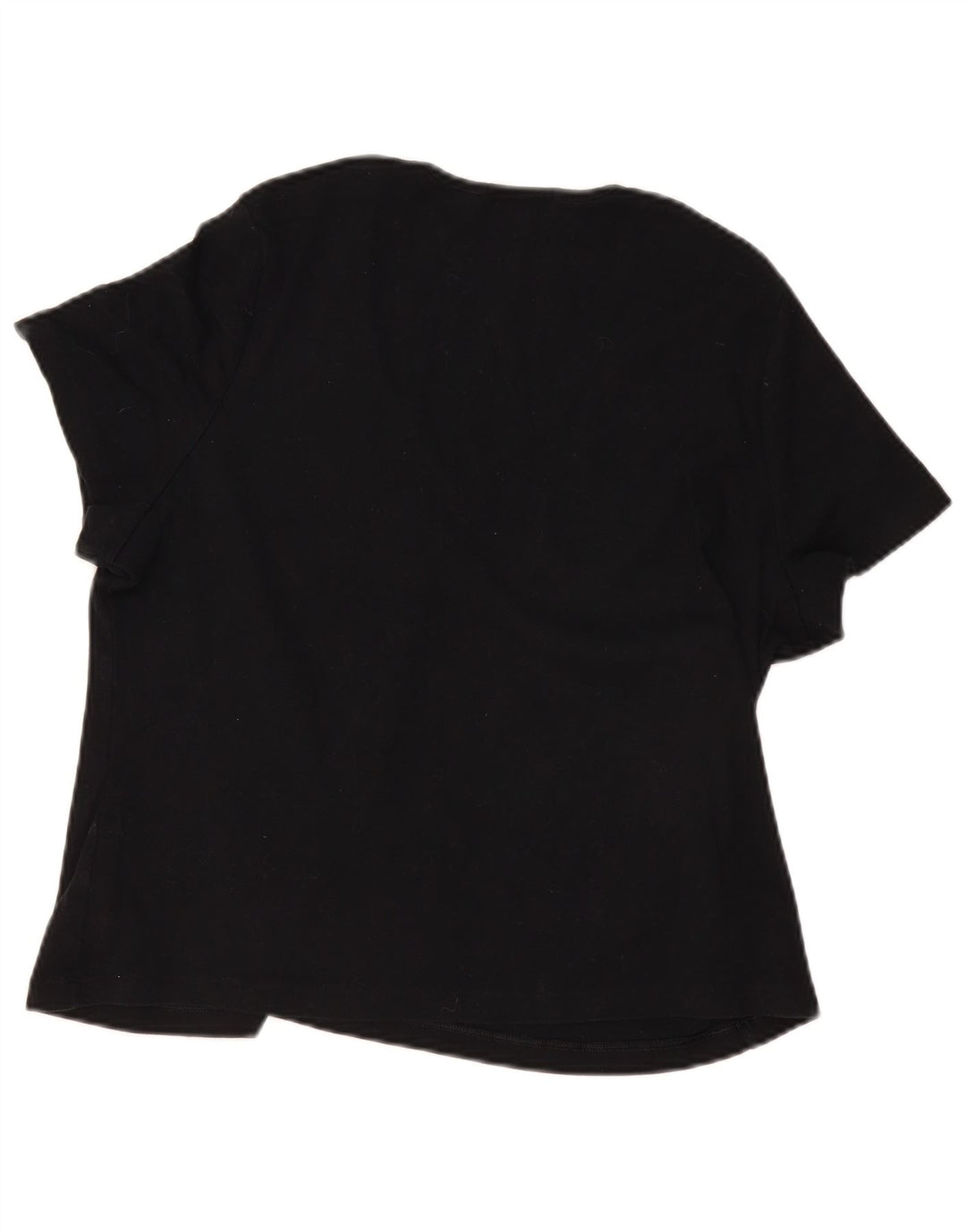 Marks & Spencer Γυναικεία Μπλούζα Τοπ UK 22 3XL Μαύρο βαμβακερό