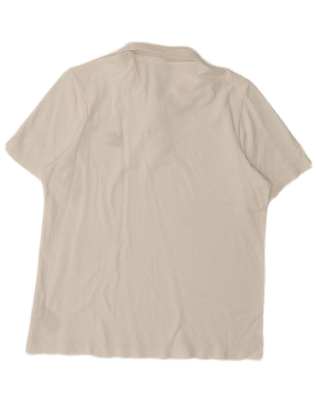 Ανδρικό πουκάμισο πόλο ADIDAS, μεσαίο λευκό βαμβακερό