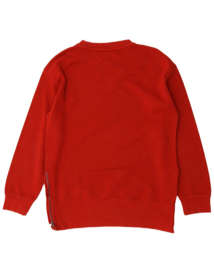 Zara Girls Φούτερ Jumper 9-10 Years Red