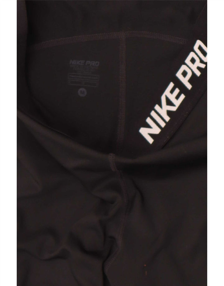 Γυναικεία Nike Dri Fit Graphic Capri leggings UK 12 Medium Black