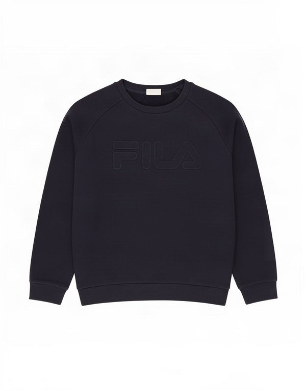 Ανδρικό γραφικό φούτερ Fila Jumper 2XL Navy Blue Cotton