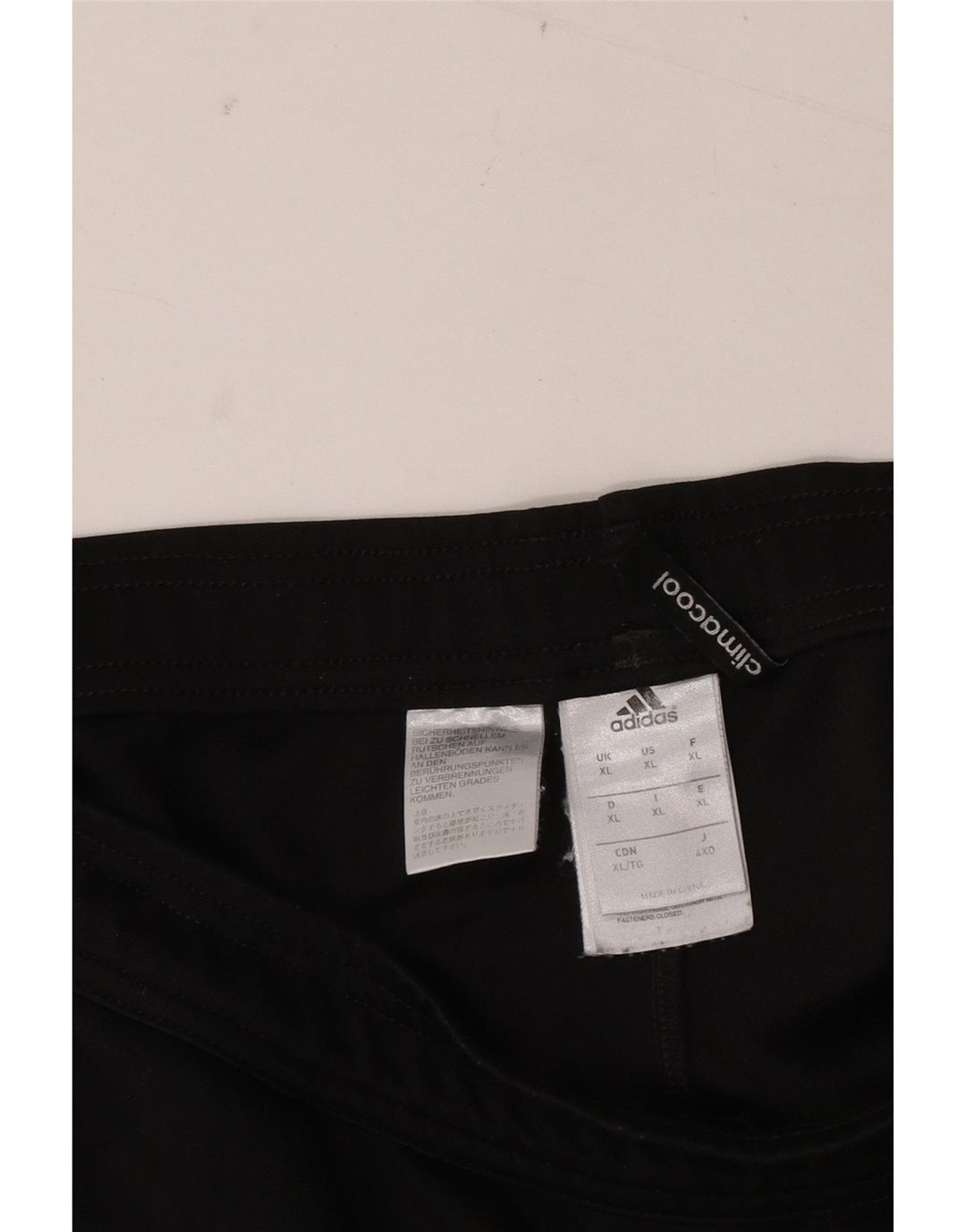 Ανδρικό παντελόνι αθλητικής φόρμας Adidas Climacool XL Μαύρο πολυεστέρα