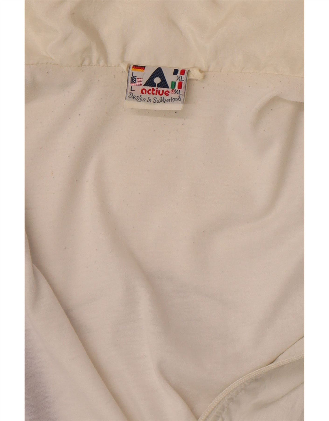 Ανδρική αθλητική φόρμα Active Loose Fit Top Jacket Large White Colourblock