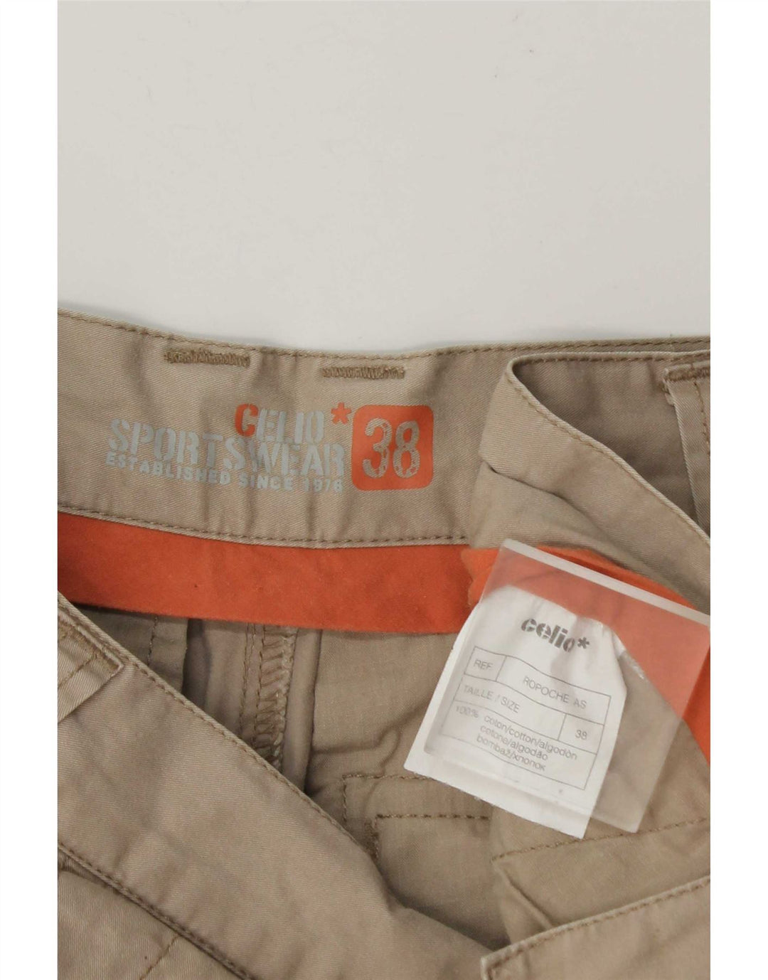Ανδρικό σορτς Cargo Celio W38 XL Χακί βαμβακερό