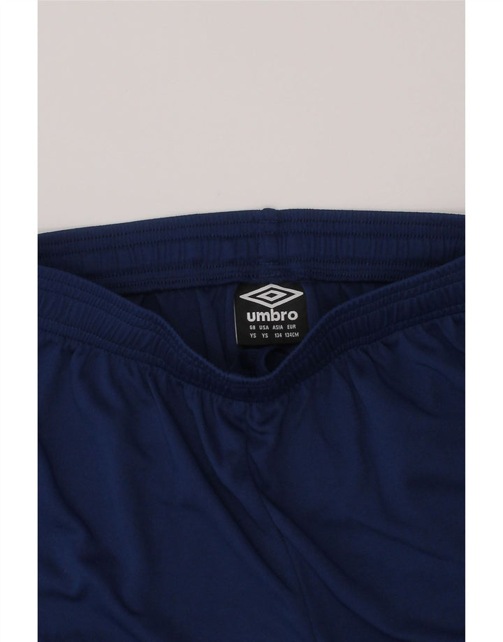 Αθλητικό σορτς Umbro Boys 7-8 ετών Small Navy Blue Polyester