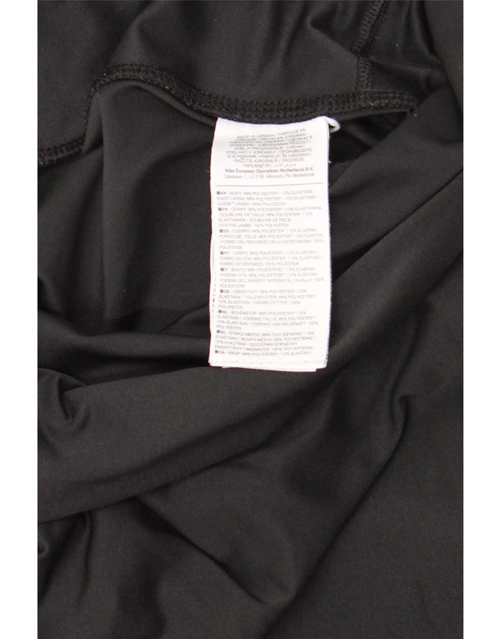 Γυναικείο κολάν Nike Dri Fit UK 14 Μεσαίο μαύρο πολυεστέρα