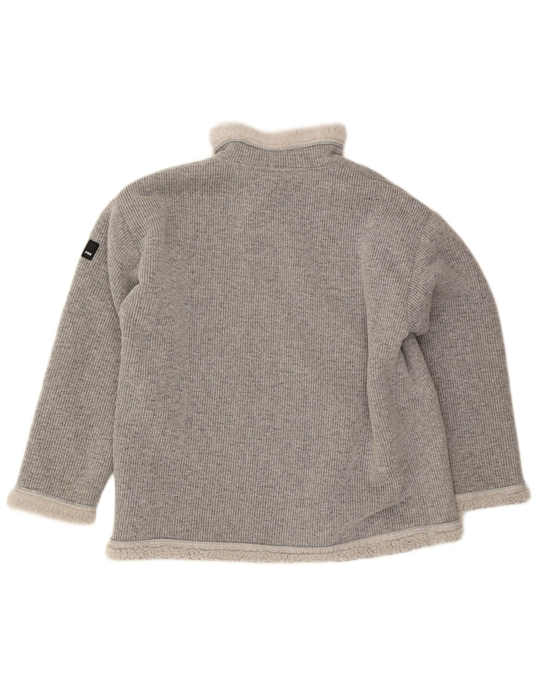 Ανδρικό φούτερ Sherpa με φερμουάρ FHB Jumper XL Grey Polyester
