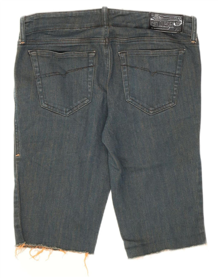 Diesel γυναικείο τζιν σορτς Grupee W27 Small Navy Blue βαμβακερό