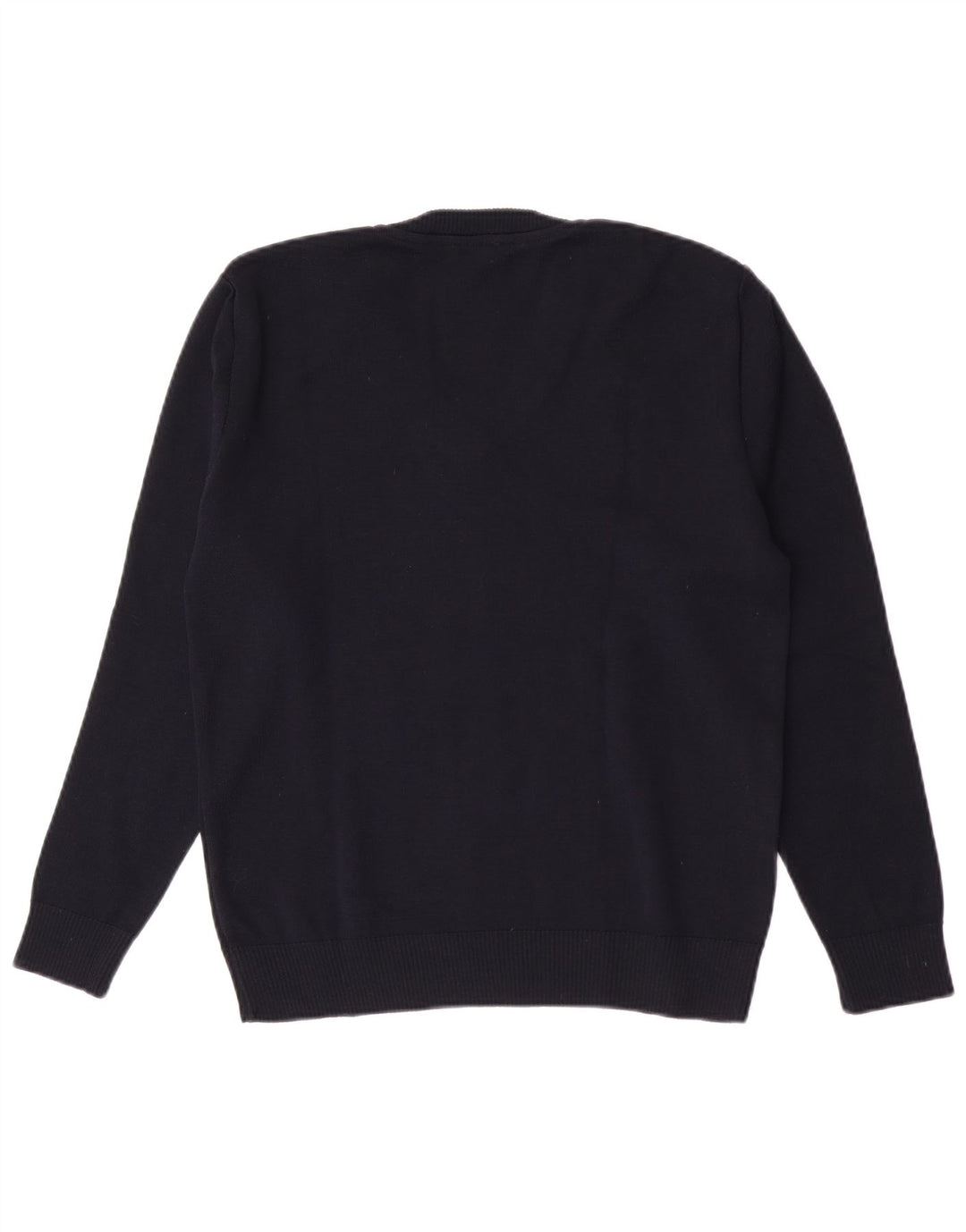 Vintage Γυναικείο πουλόβερ με V λαιμόκοψη IT 42 Medium Navy Blue