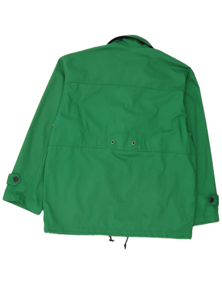 Vintage Ανδρικό Yachting Loose Fit Utility Jacket UK 38 Medium Green Polyester