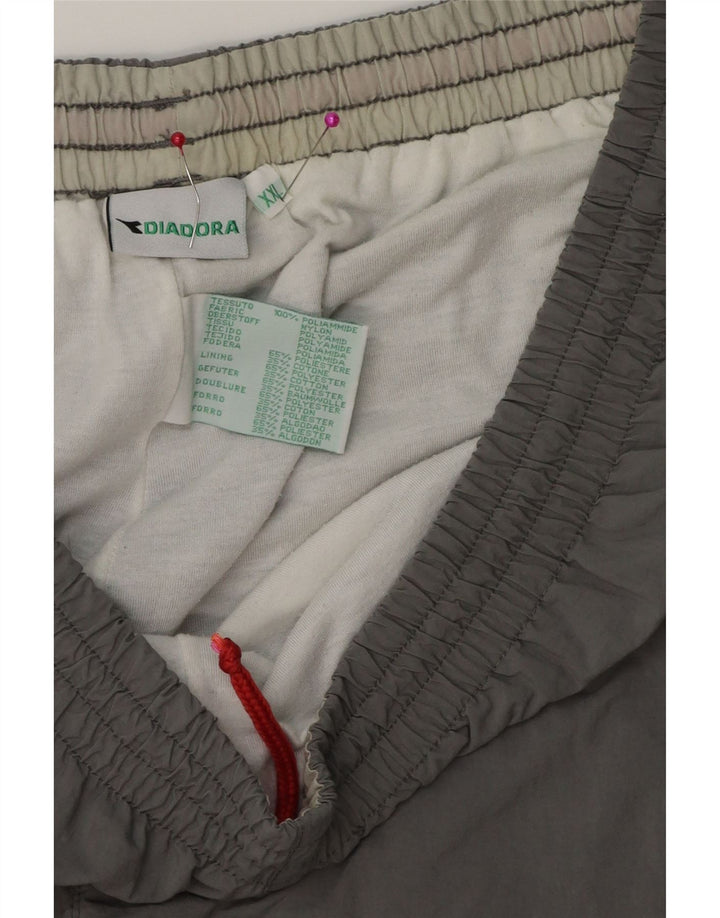 Ανδρική αθλητική φόρμα DIADORA Παντελόνι 2XL Γκρι Πολυεστέρας