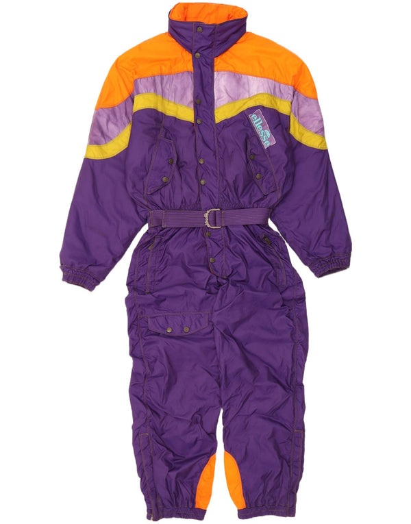 Ellesse Ανδρική φόρμα σκι με κουκούλα EU 50 Large Purple Colourblock