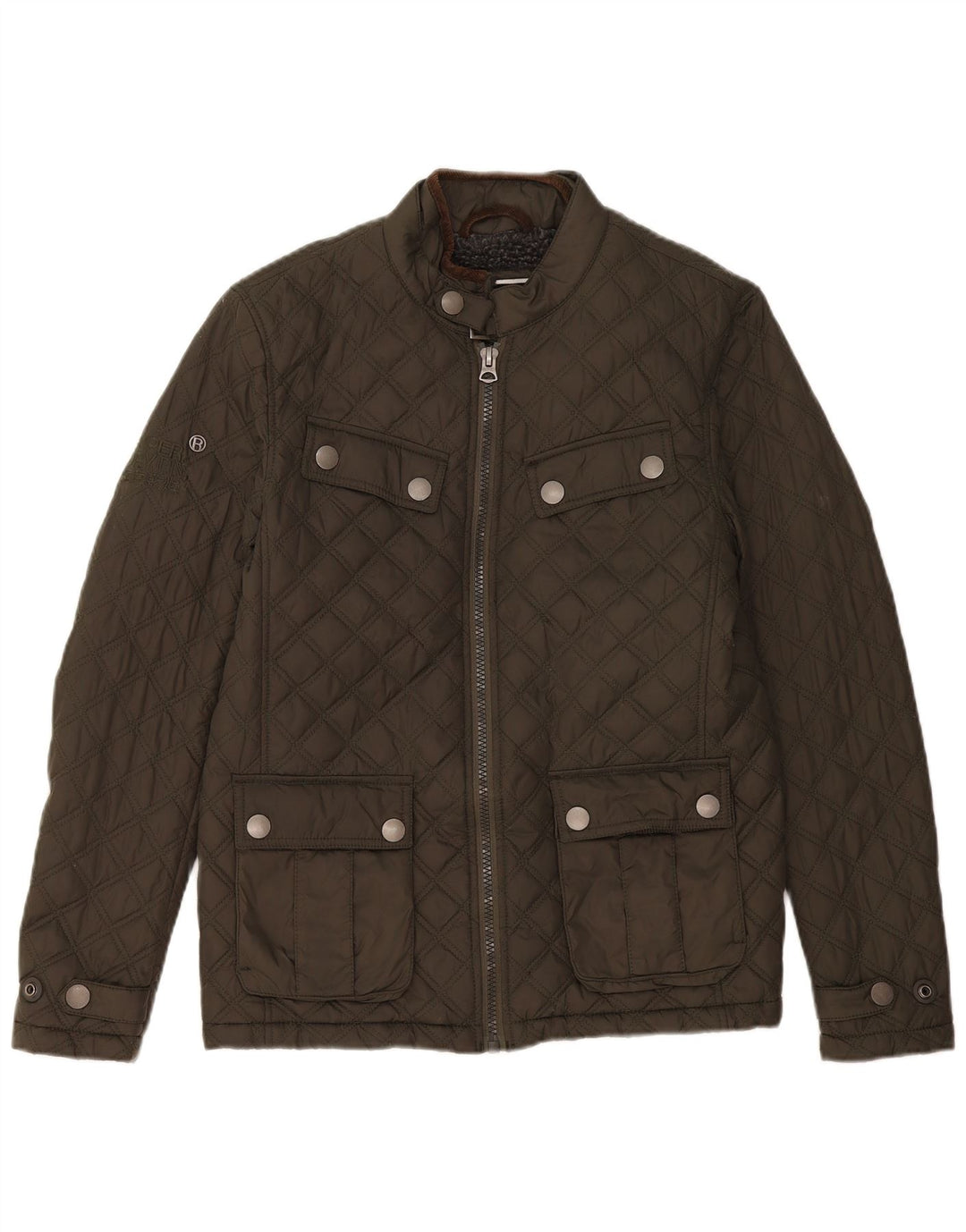 Ανδρικό καπιτονέ μπουφάν Superdry UK 38 Medium Khaki Polyester