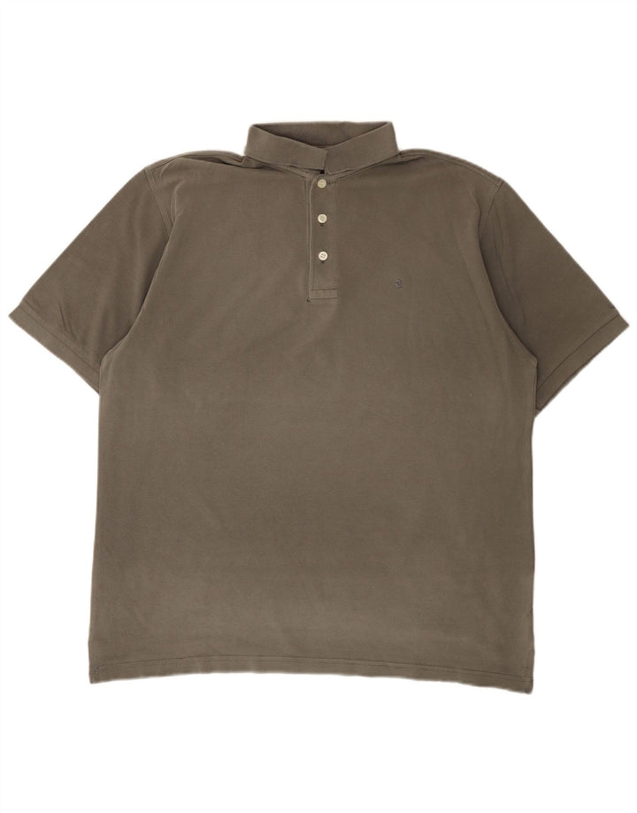 Ανδρικό πουκάμισο πόλο Invicta μεγάλο γκρι βαμβακερό