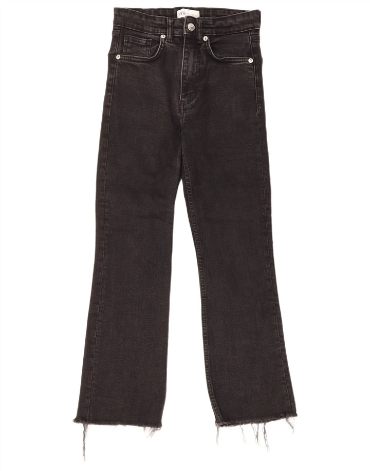 Zara Γυναικείο Τζιν μποτάκι EU 36 XS W26 L25 Μαύρο