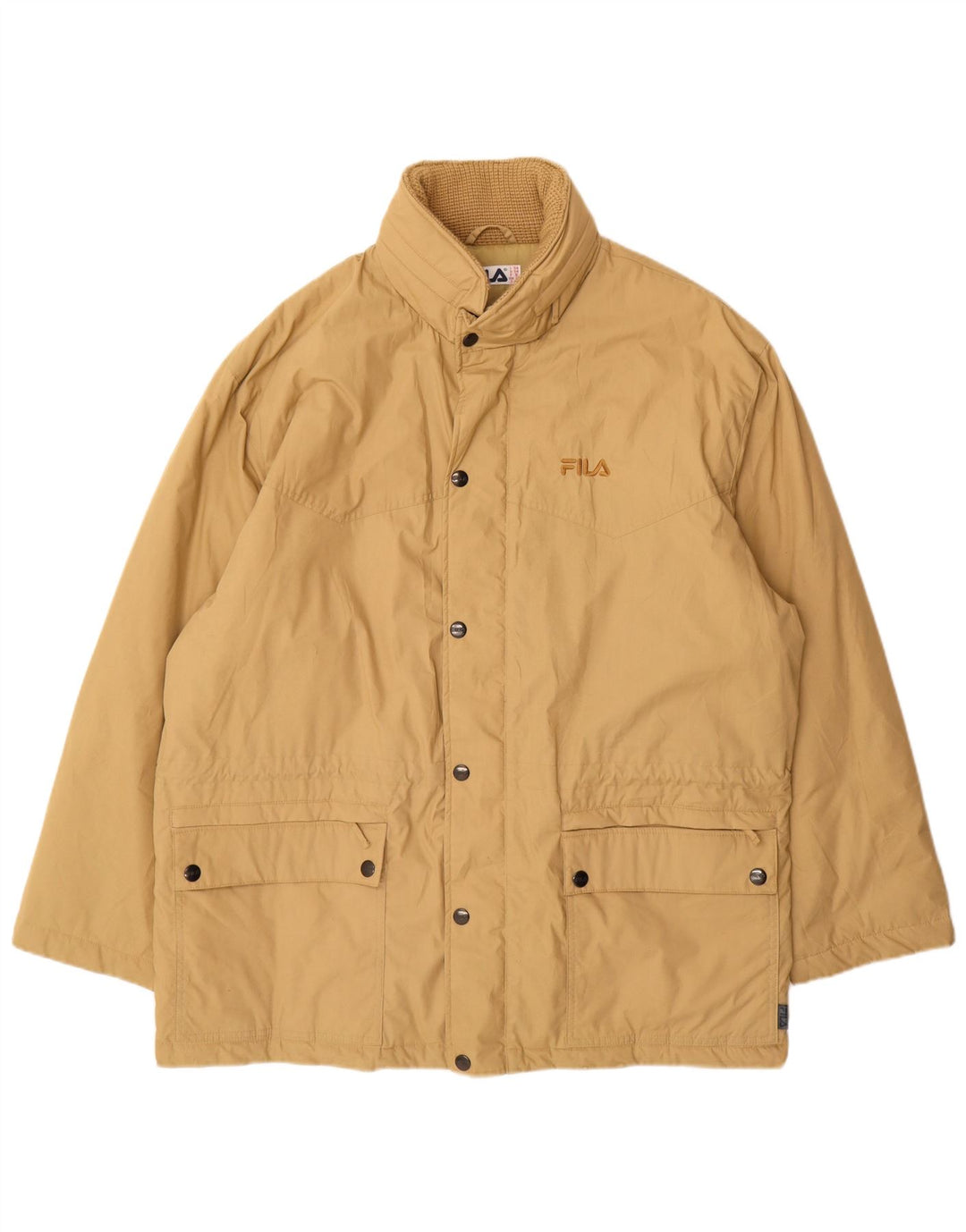 Ανδρικό Αντιανεμικό Μπουφάν Fila IT 54 2XL Beige Polyester