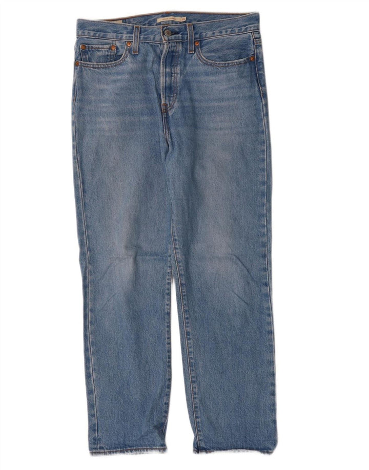 LEVI'S Mens Wedgie Straight Jeans W29 L28 Blue Cotton