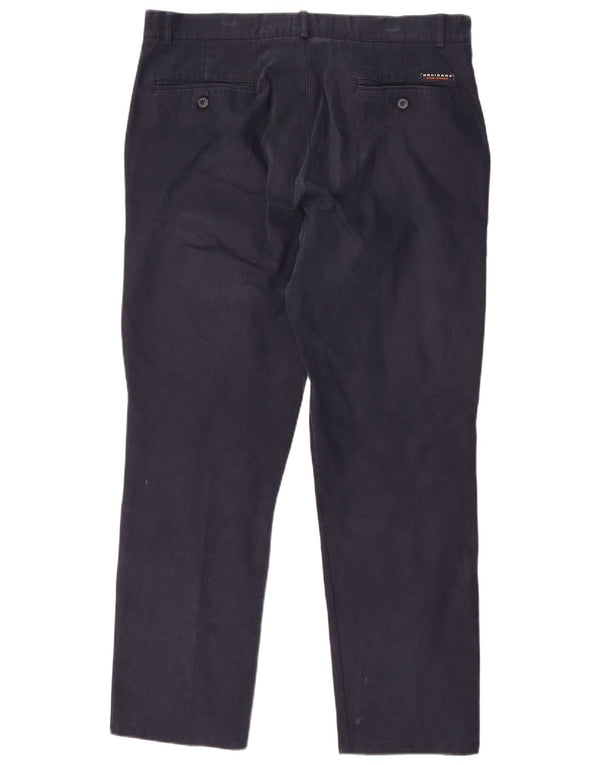 NAVIGARE Ανδρικό ίσιο παντελόνι Chino IT 54 2XL W36 L31 Navy Blue Cotton