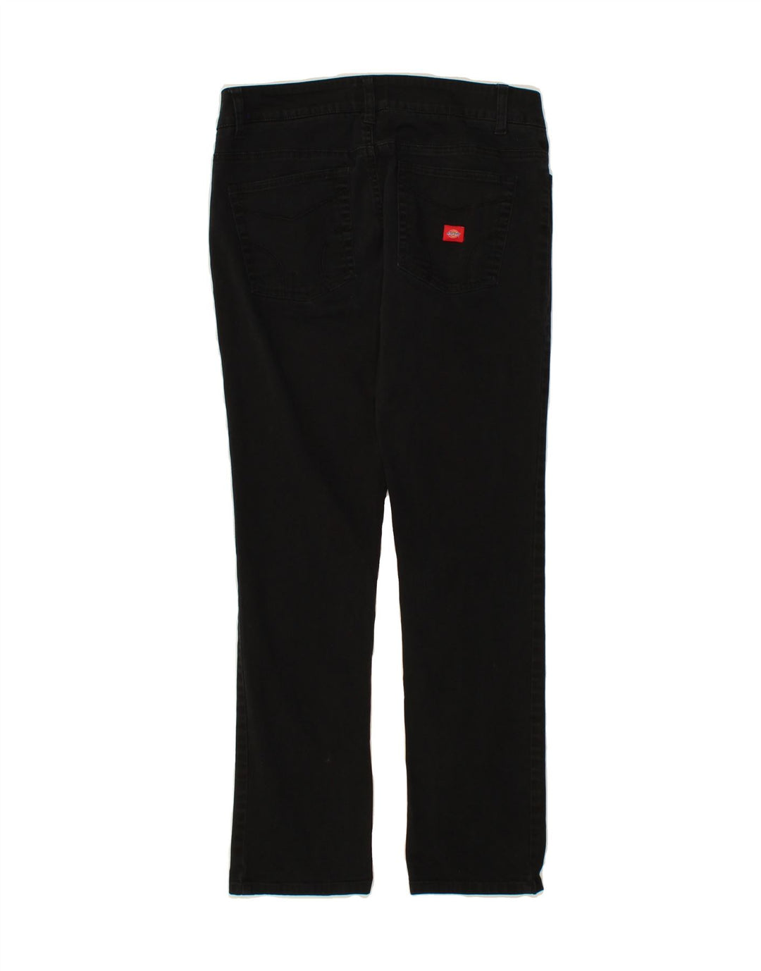 DICKIES Womens Straight Casual Trousers US  8 Medium W30 L28  Black Vintage Dickies and Second-Hand Dickies from Messina Hembry 