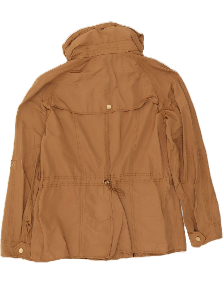 MASSIMO DUTTI Womens Hooded Utility Jacket UK 16 Large Brown Vintage Massimo Dutti and Second-Hand Massimo Dutti from Messina Hembry 