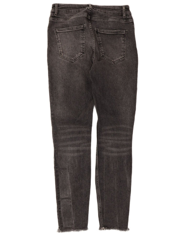 Zara Γυναικείο Skinny Jeans EU 38 Small W28 L28 Γκρι βαμβακερό