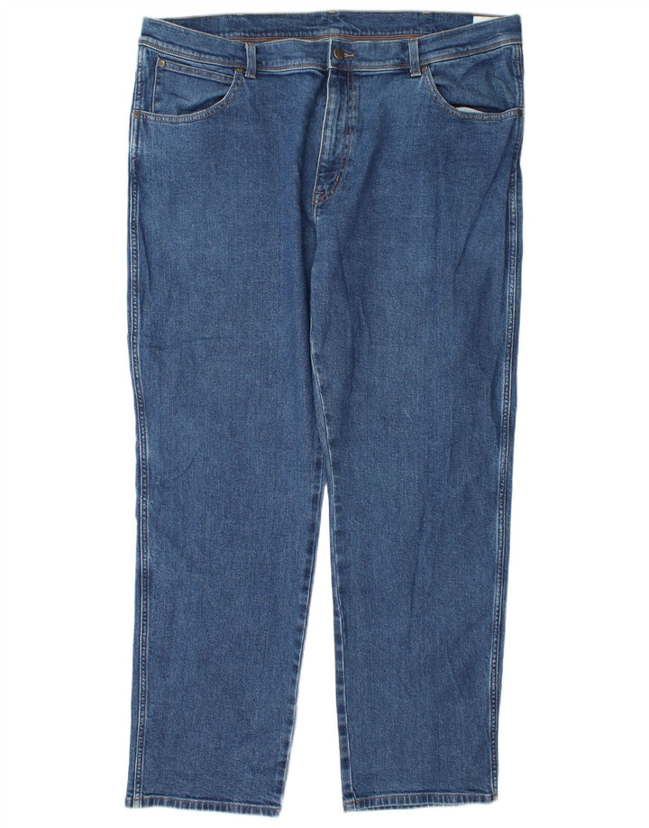 Ανδρικό τζιν κανονικό ίσιο Wrangler W42 L32 Μπλε βαμβακερό