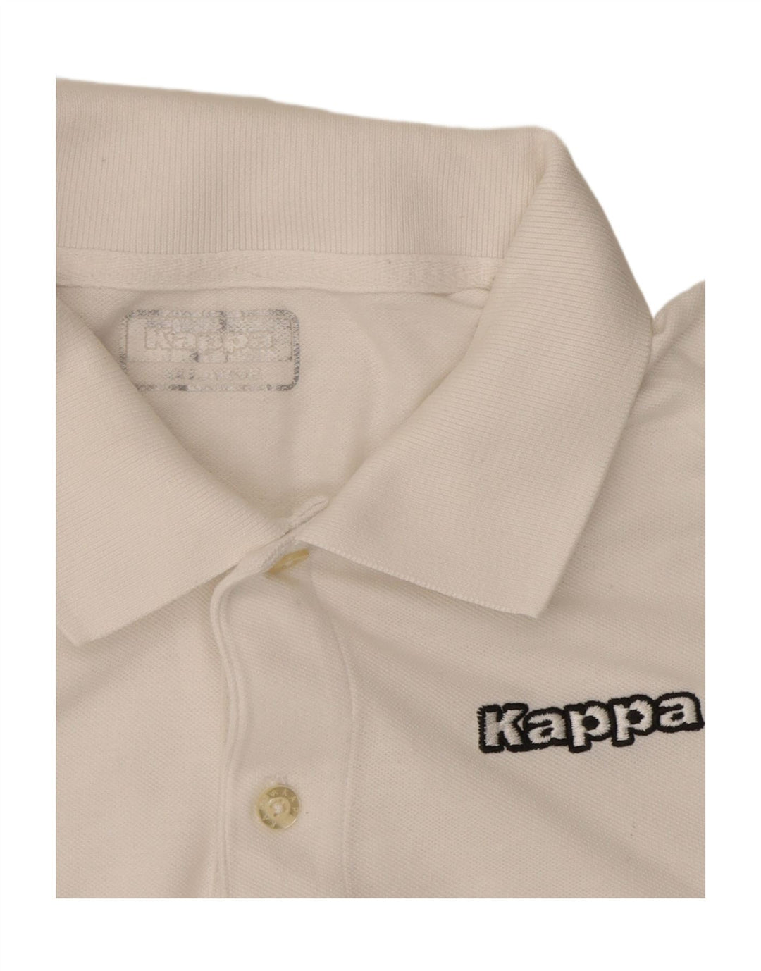 KAPPA Mens Polo Shirt 2XL White Cotton