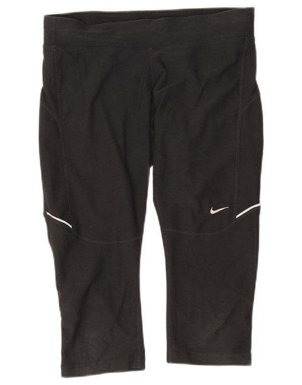Γυναικεία κολάν Nike Dri Fit Capri UK 10 Small Black Polyester