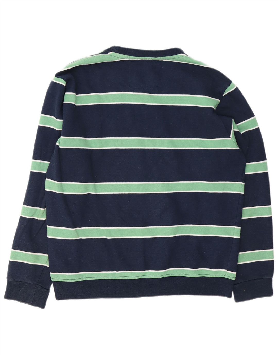 Ανδρικό φούτερ Crew Clothing Jumper Μεσαίο μπλε ναυτικό ριγέ βαμβακερό