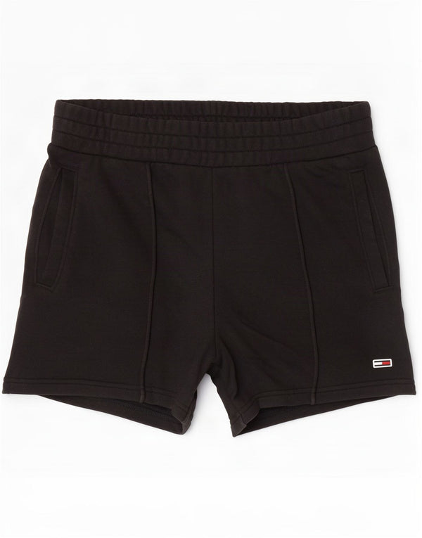 Γυναικείο αθλητικό σορτς Tommy Hilfiger UK 6 XS μαύρο βαμβακερό