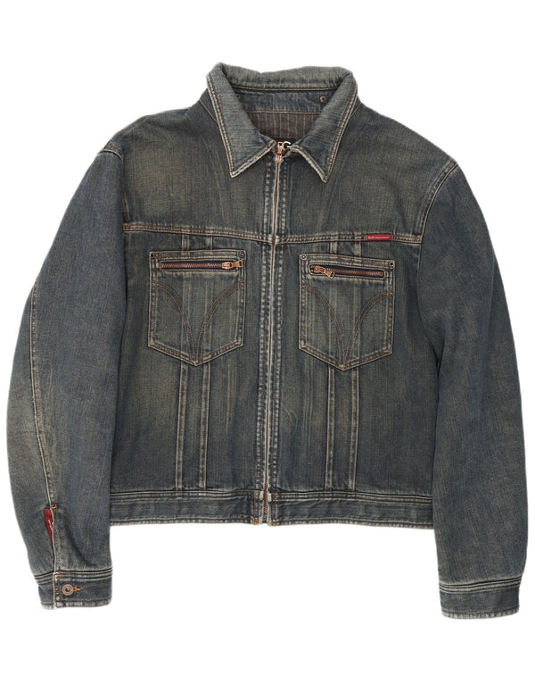 Dolce & Gabbana Ανδρικό Τζιν Μπουφάν UK 42 XL Μπλε βαμβακερό