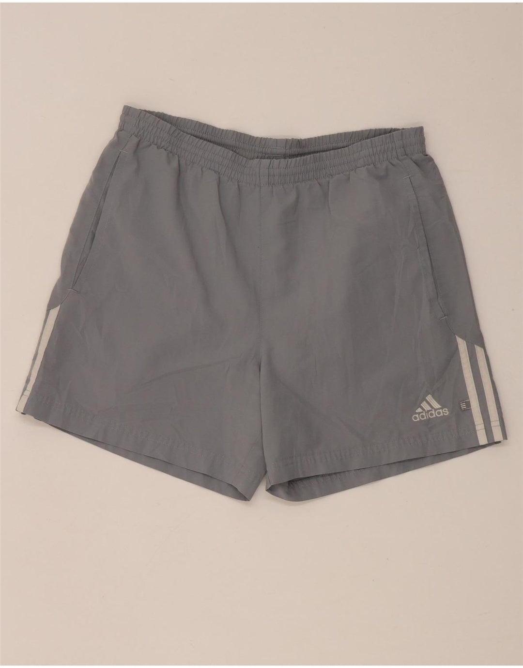 Ανδρικό αθλητικό σορτς Adidas Μικρό γκρι πολυεστέρα