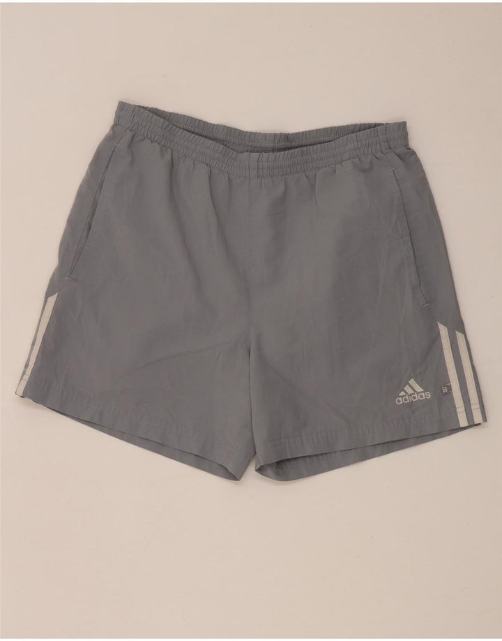 Ανδρικό αθλητικό σορτς Adidas Μικρό γκρι πολυεστέρα