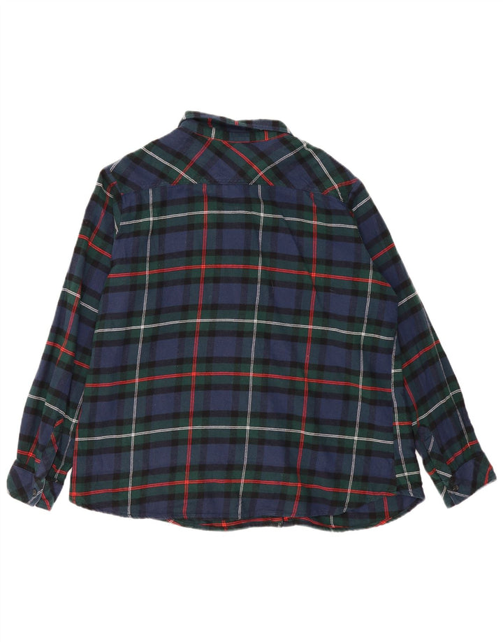 DICKIES Γυναικείο φανελένιο πουκάμισο UK 18 XL Navy Blue Check