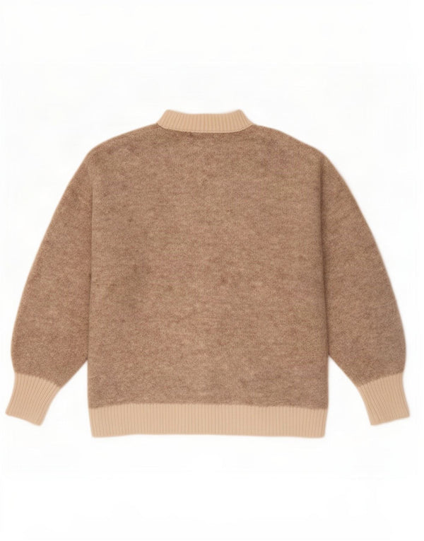 Marks & Spencer Γυναικείο πουλόβερ με λαιμό χελώνα UK 10 Small Beige