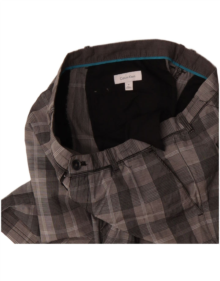 Ανδρικό σορτς Chino Calvin Klein W32, μεσαίο γκρι βαμβακερό