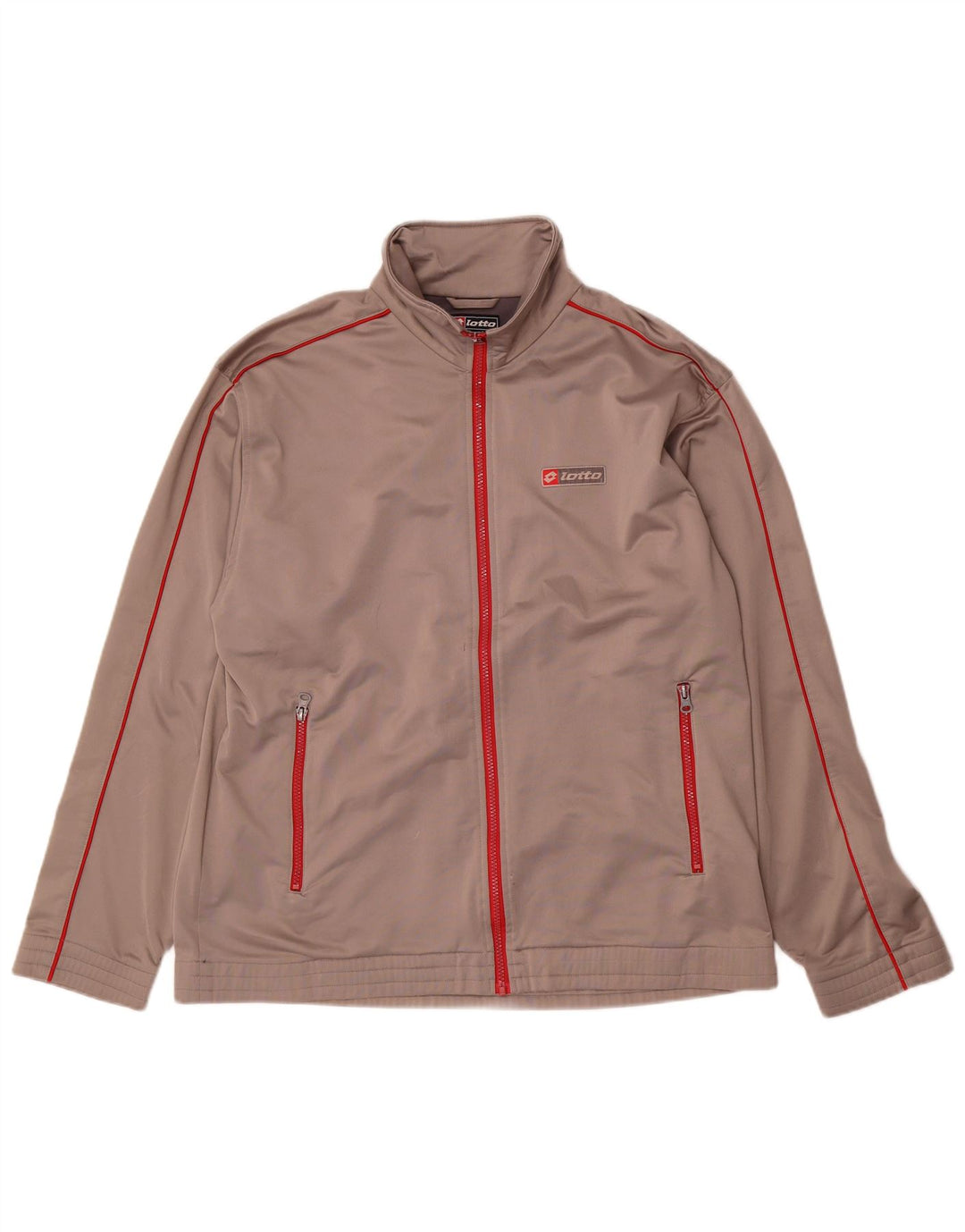 Ανδρική αθλητική φόρμα Lotto Top Jacket Large Grey Polyester