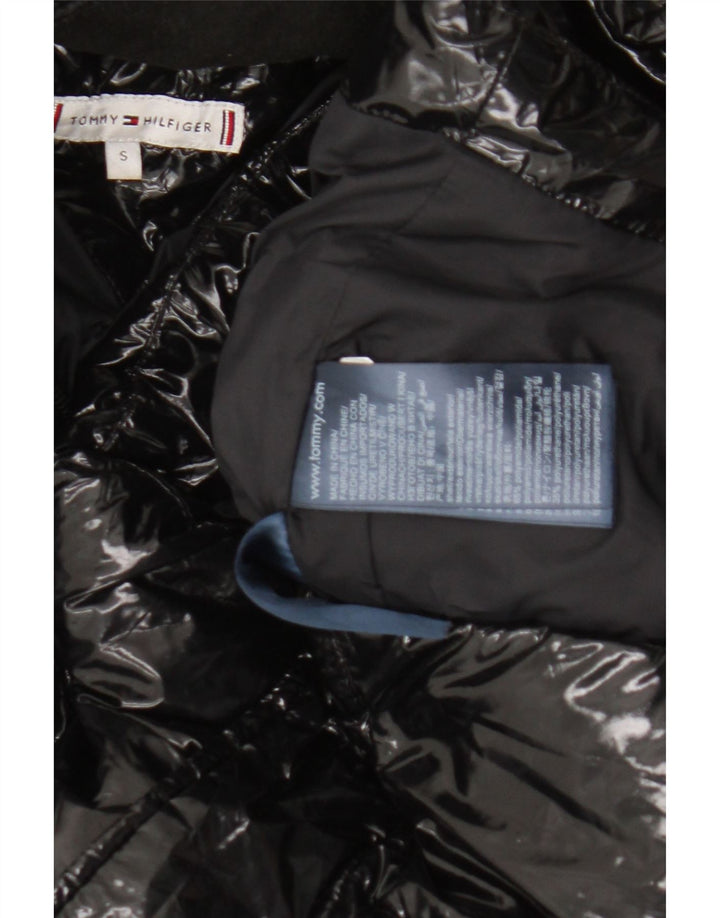 Tommy Hilfiger γυναικείο μπουφάν με κουκούλα UK 10 Small Black Polyamide