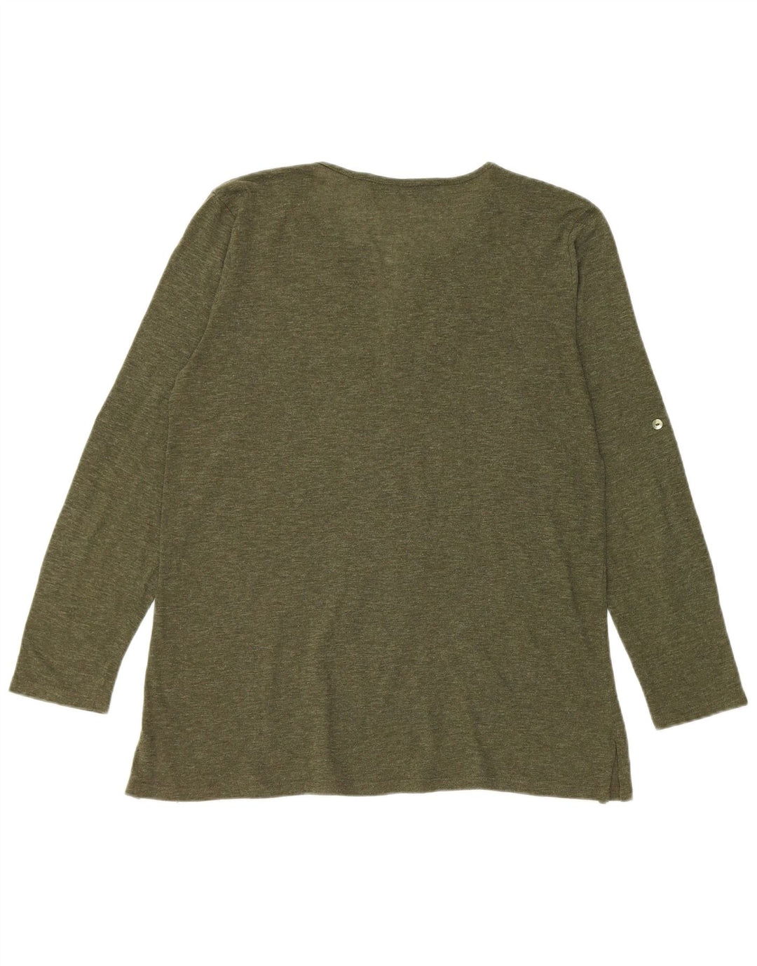 Zara γυναικείο τοπ μακρυμάνικο UK 16 Large Green Flecked