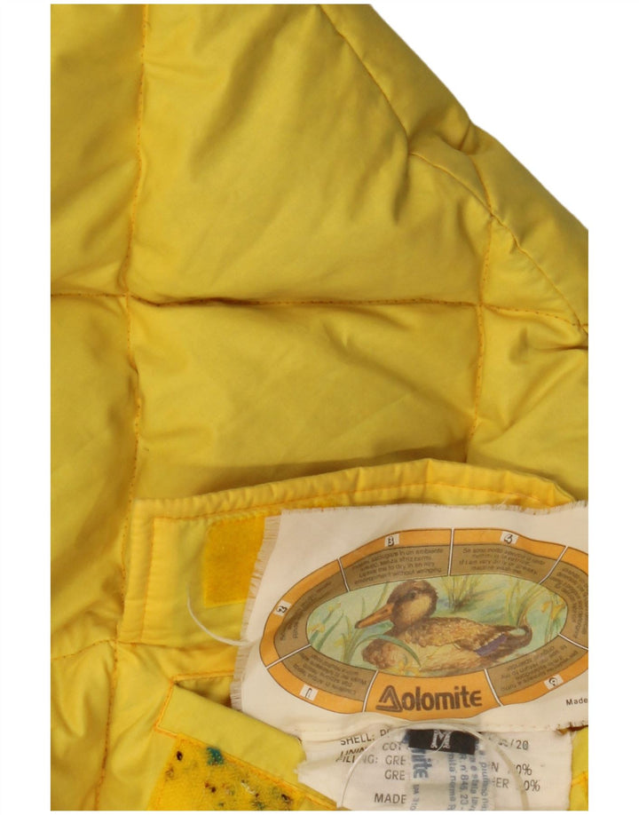 Ανδρικό μπουφάν με κουκούλα DOLOMITE UK 38 Medium Yellow